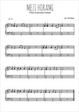Téléchargez l'arrangement pour piano de la partition de Chant tchèque - Mezi horami en PDF